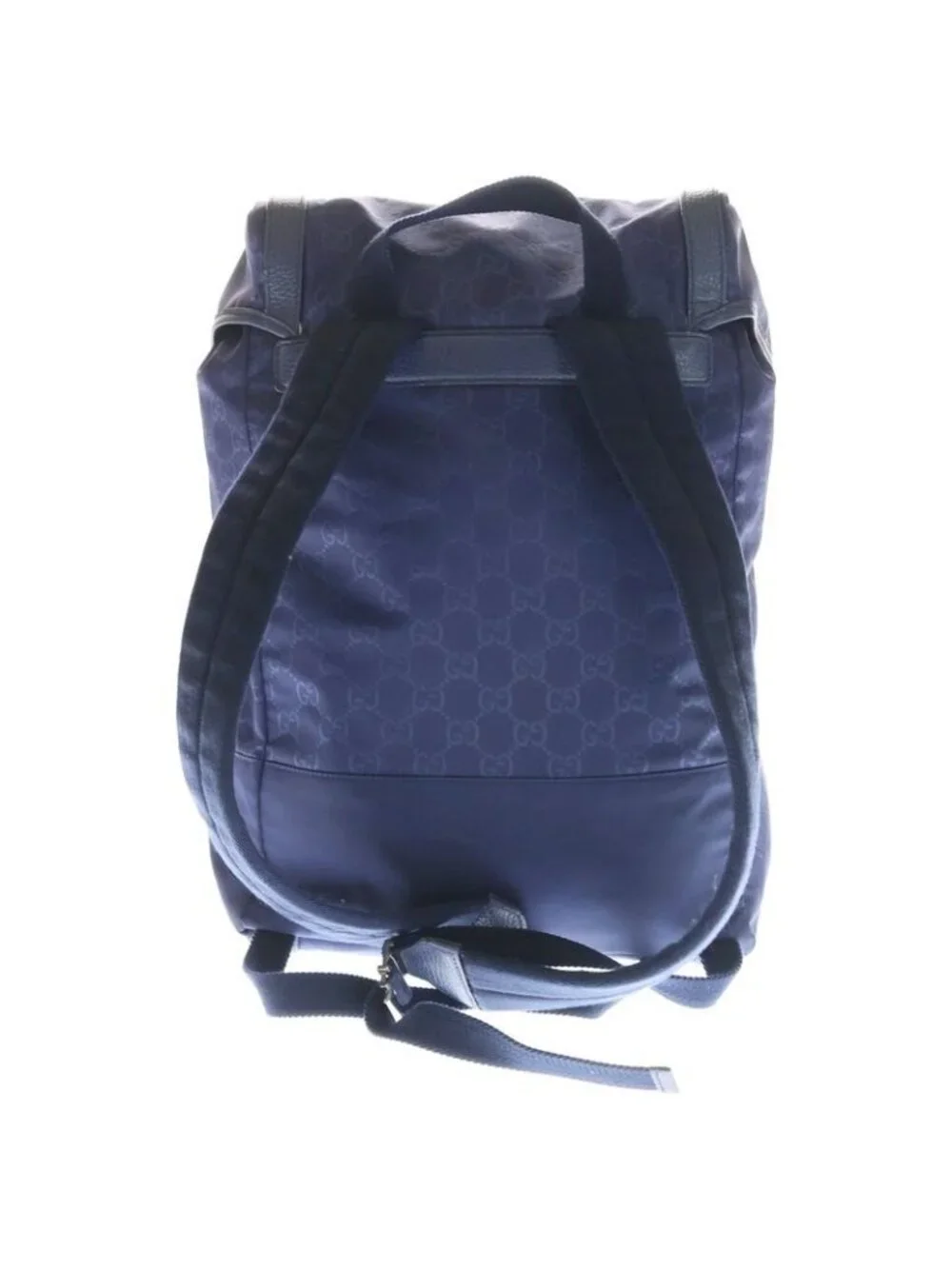 Gucci Gglogo Nylon Backpack Blue - Picture 2 of 6